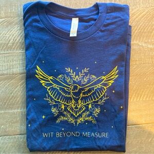 🆕 Dark Blue Wit Beyond Measure Cotton Eagle T-shirt